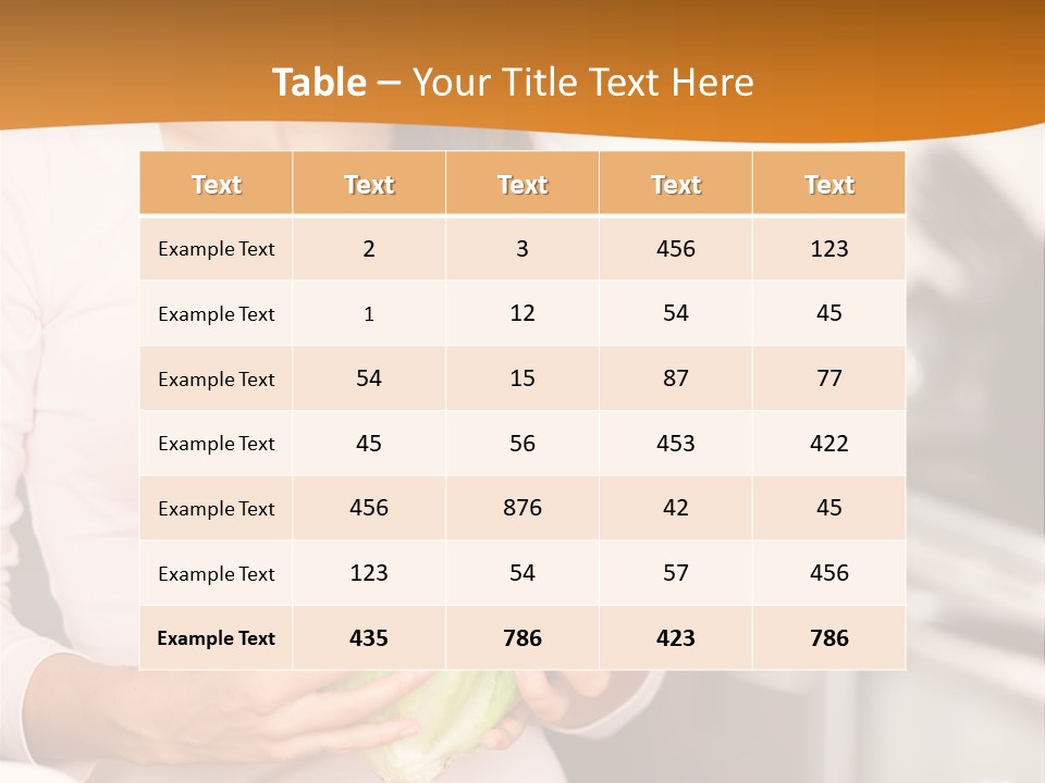 Chinese  Vegetable PowerPoint Template