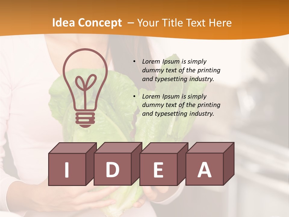 Chinese  Vegetable PowerPoint Template