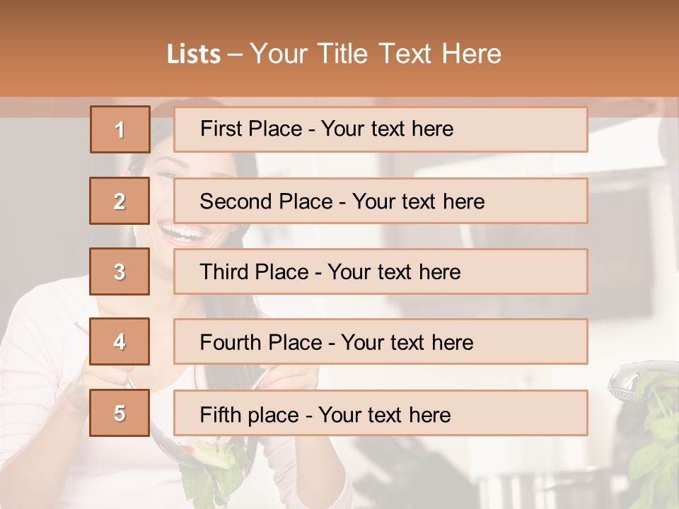 Lifestyle Person Women PowerPoint Template