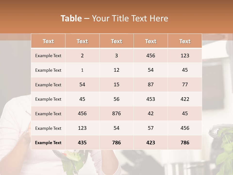 Lifestyle Person Women PowerPoint Template