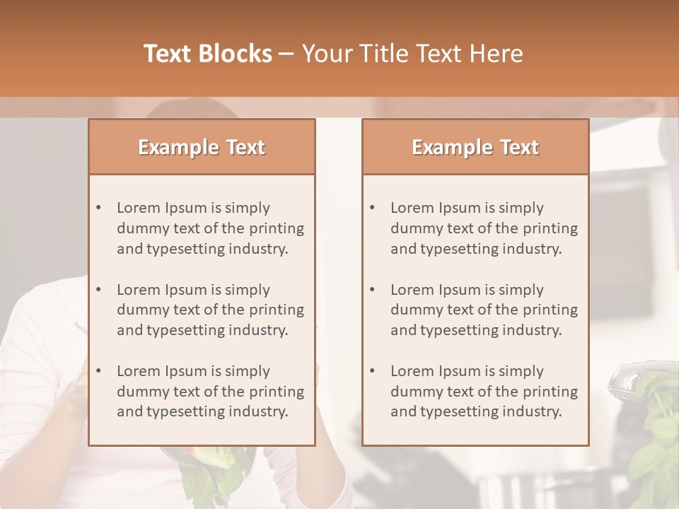 Lifestyle Person Women PowerPoint Template