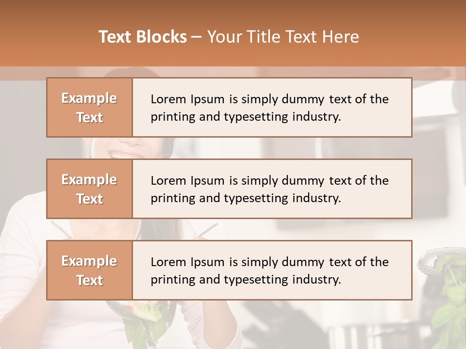 Lifestyle Person Women PowerPoint Template