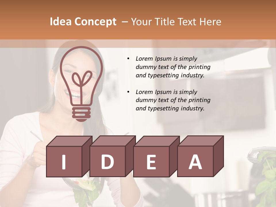 Lifestyle Person Women PowerPoint Template