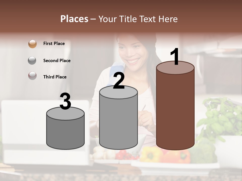 Happy Women Domestic PowerPoint Template