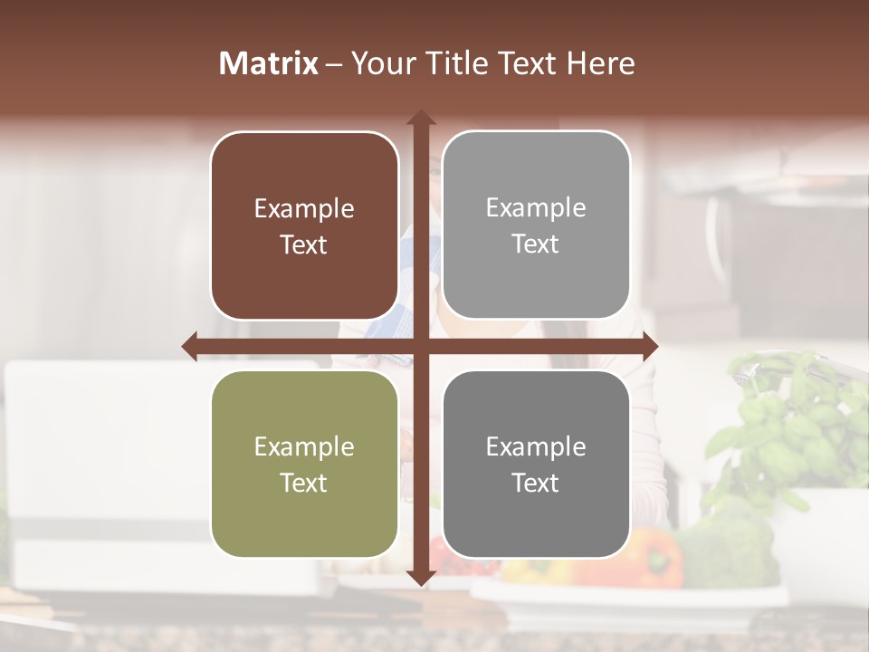 Happy Women Domestic PowerPoint Template