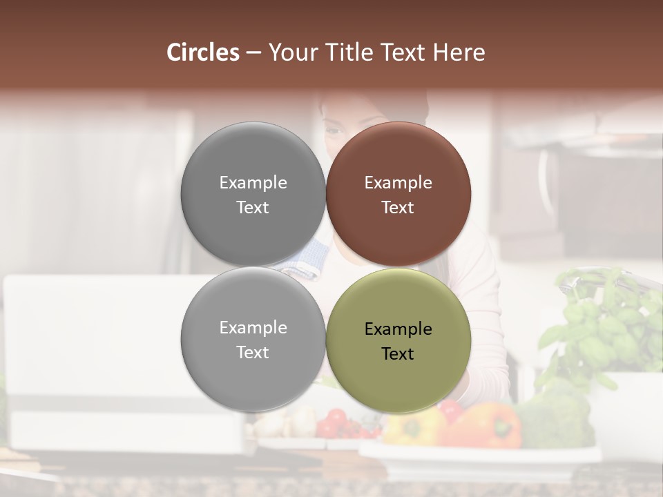 Happy Women Domestic PowerPoint Template