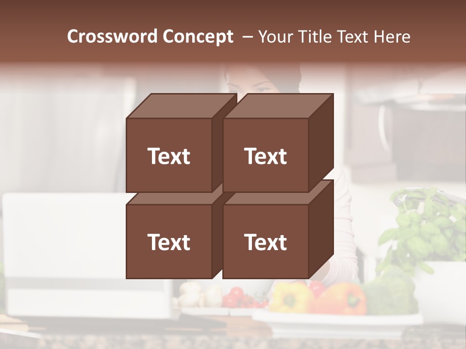 Happy Women Domestic PowerPoint Template