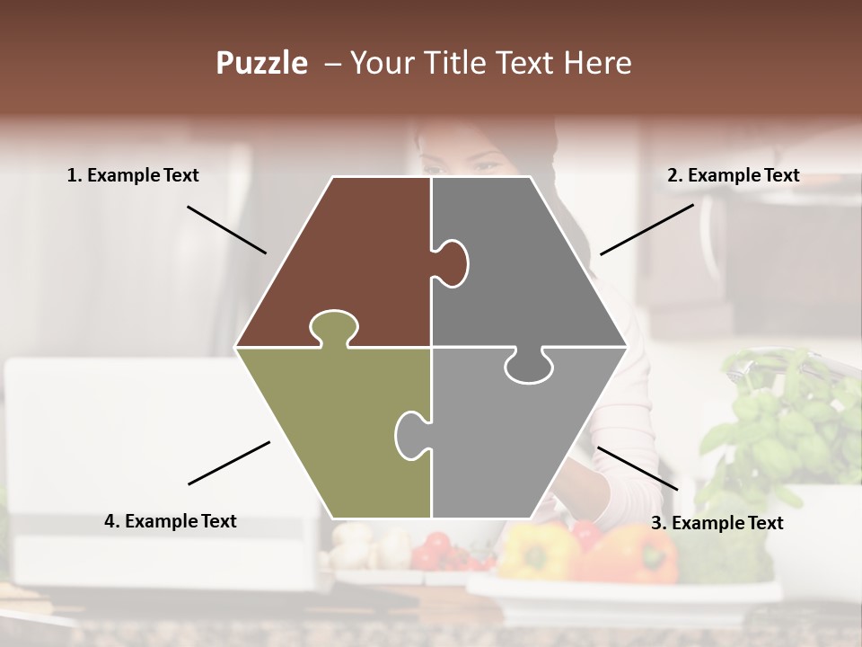 Happy Women Domestic PowerPoint Template