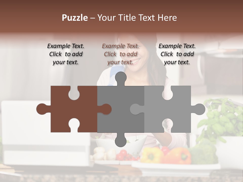 Happy Women Domestic PowerPoint Template