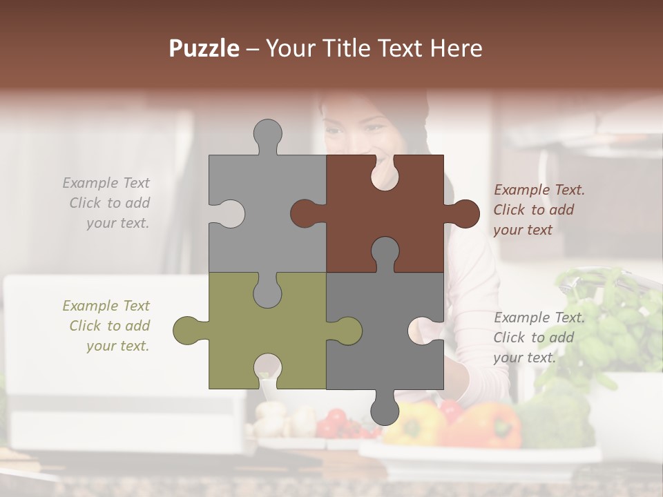 Happy Women Domestic PowerPoint Template