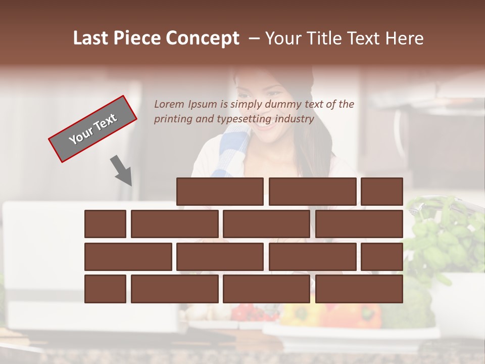 Happy Women Domestic PowerPoint Template