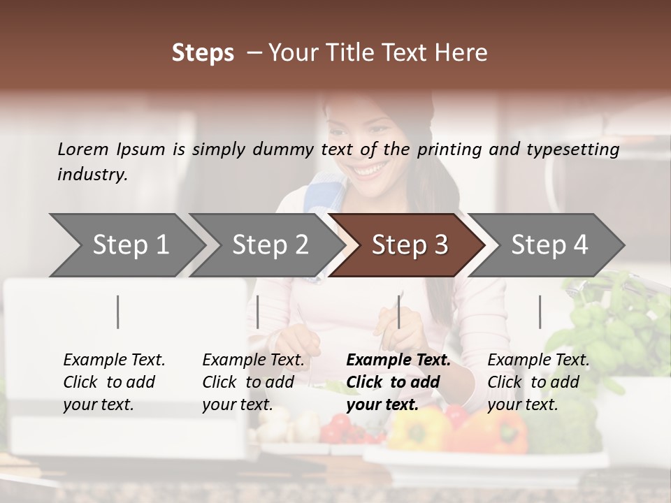 Happy Women Domestic PowerPoint Template