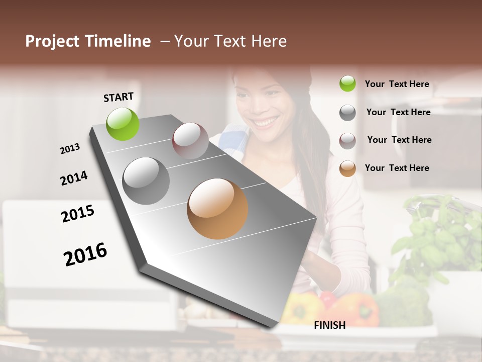 Happy Women Domestic PowerPoint Template