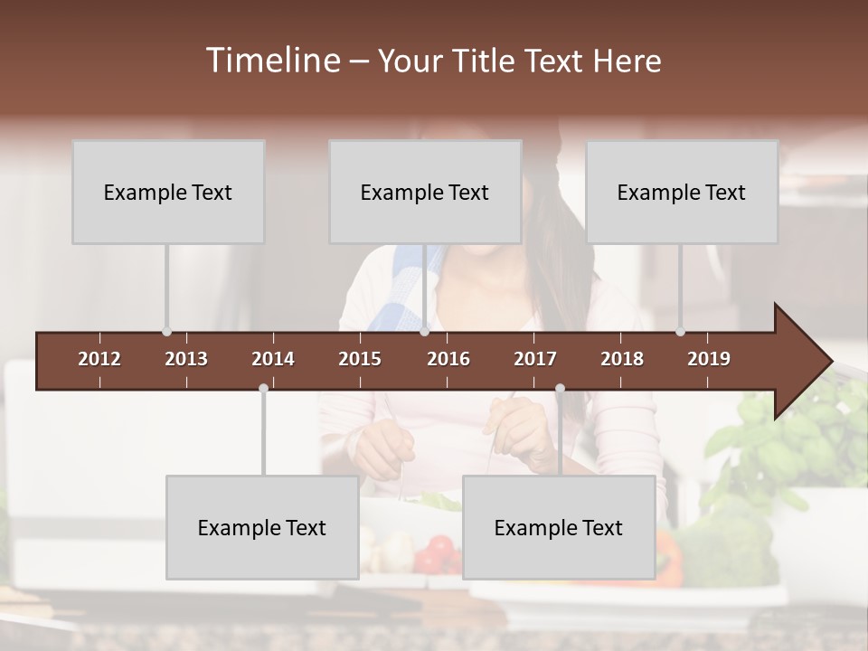 Happy Women Domestic PowerPoint Template