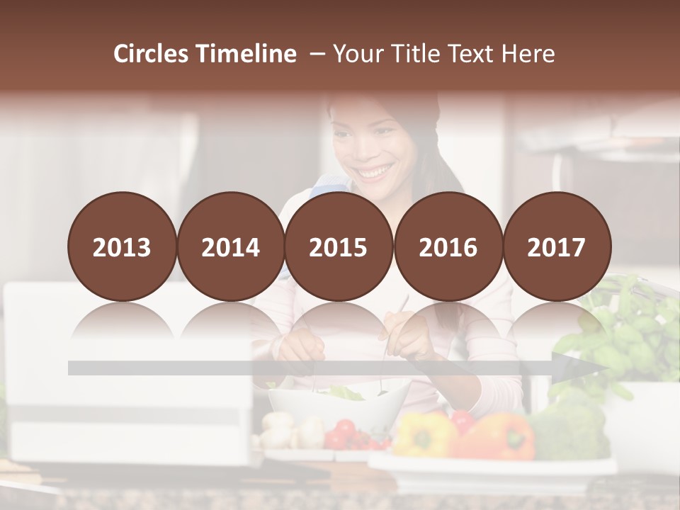 Happy Women Domestic PowerPoint Template