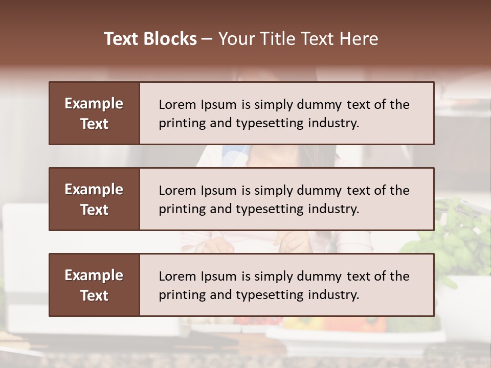 Happy Women Domestic PowerPoint Template