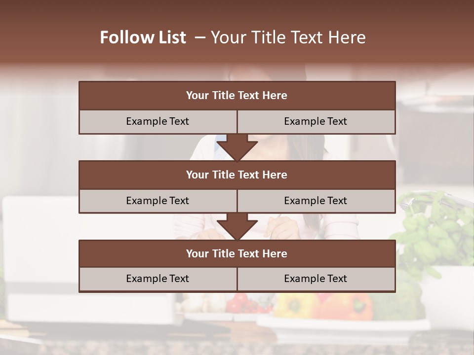 Happy Women Domestic PowerPoint Template