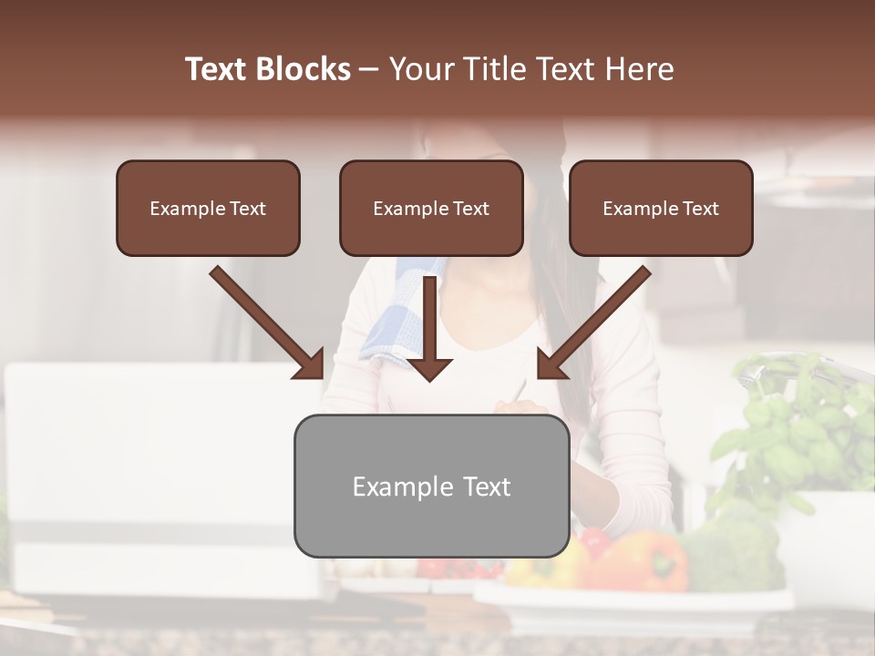 Happy Women Domestic PowerPoint Template