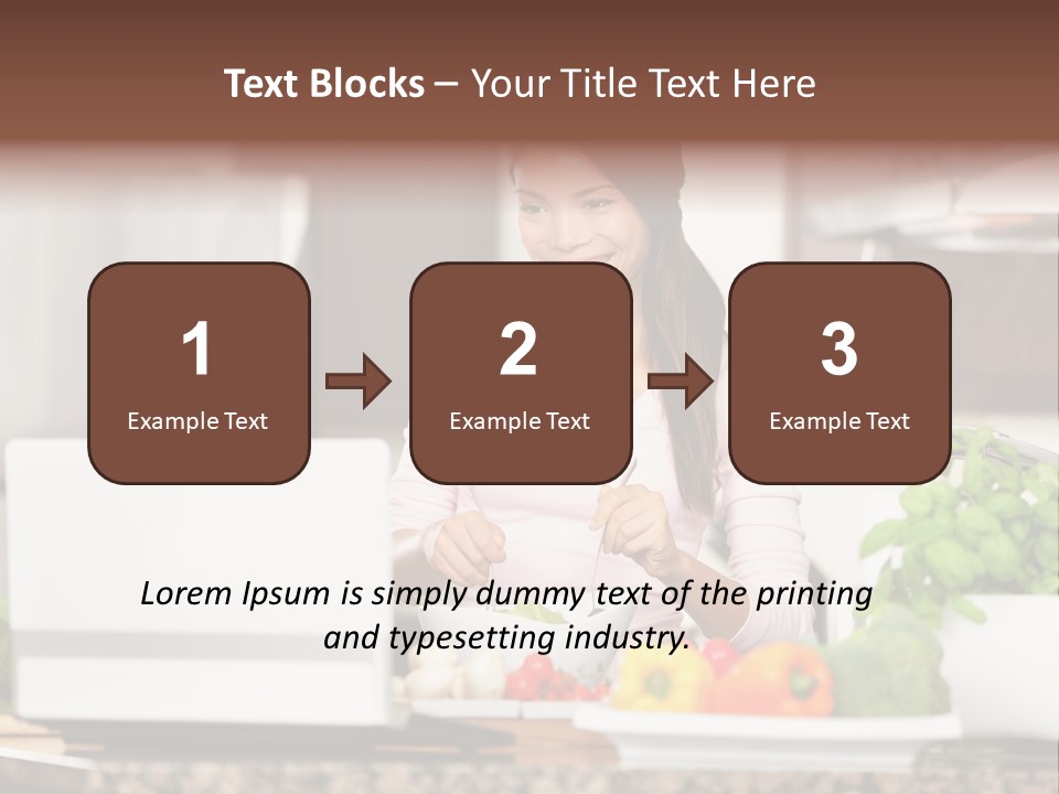 Happy Women Domestic PowerPoint Template