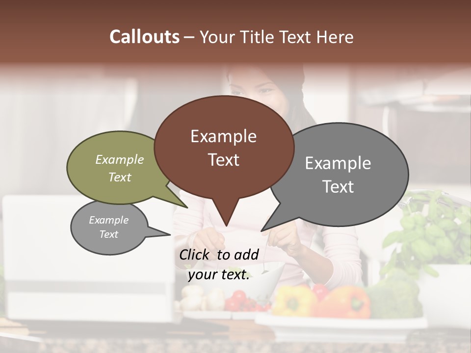 Happy Women Domestic PowerPoint Template