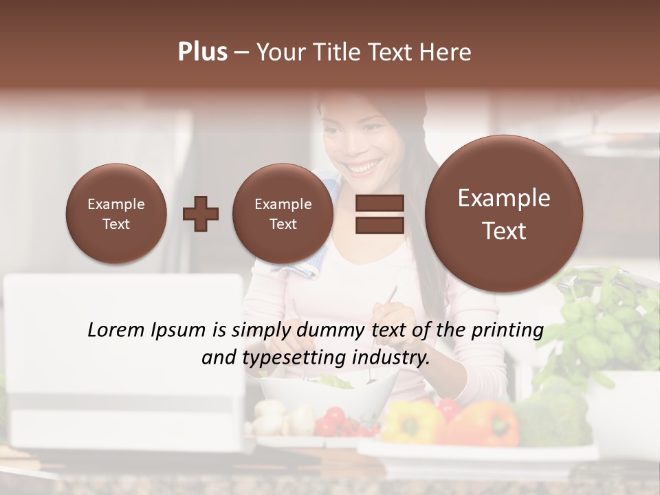 Happy Women Domestic PowerPoint Template