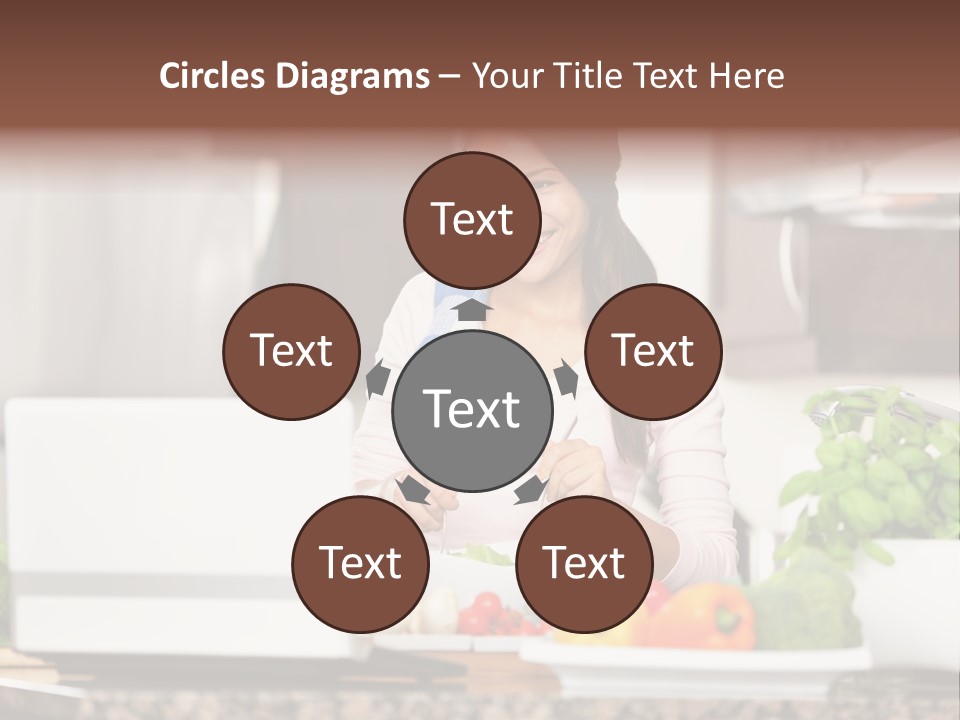 Happy Women Domestic PowerPoint Template