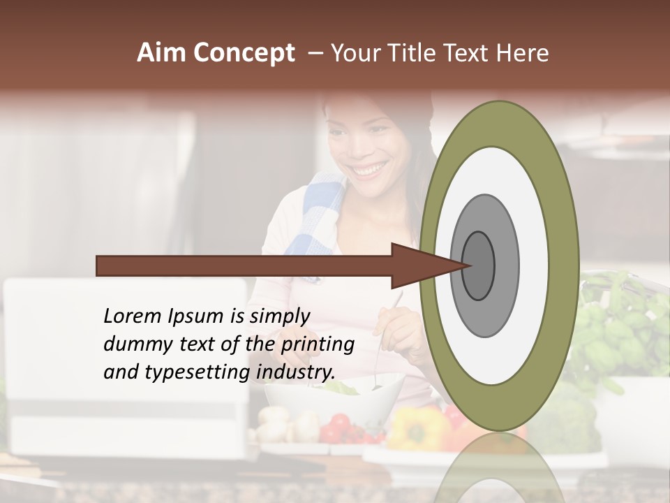 Happy Women Domestic PowerPoint Template