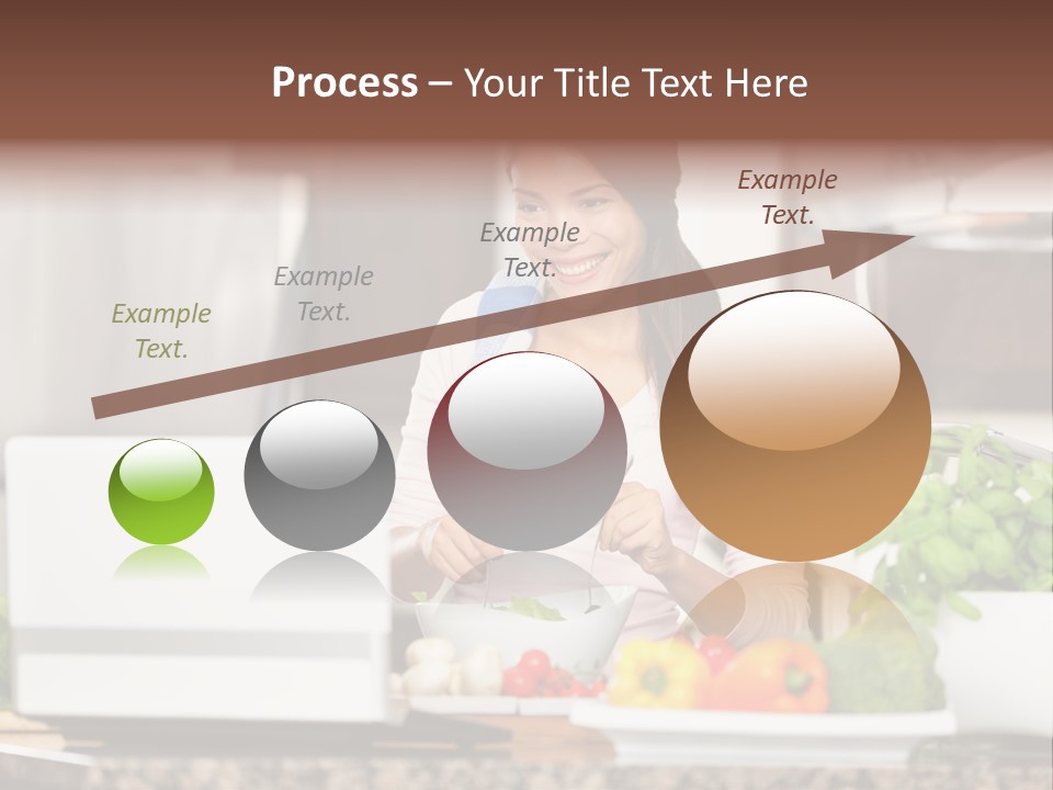 Happy Women Domestic PowerPoint Template