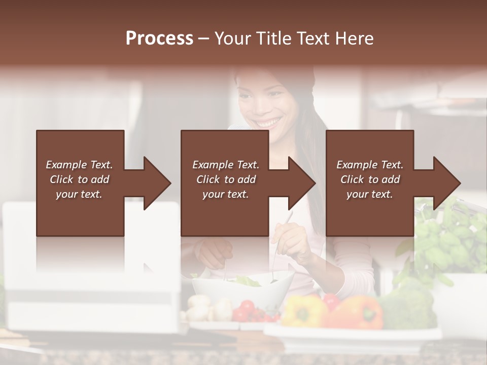 Happy Women Domestic PowerPoint Template