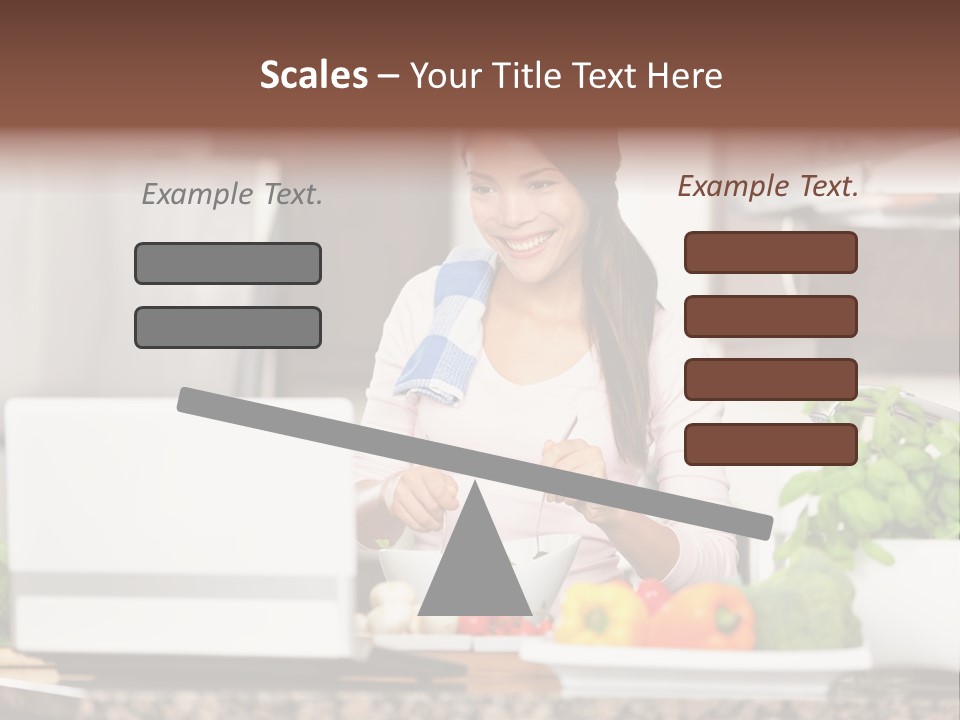 Happy Women Domestic PowerPoint Template