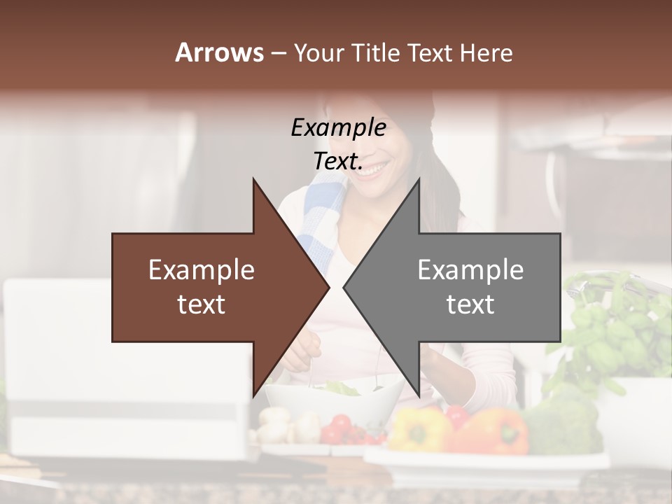 Happy Women Domestic PowerPoint Template