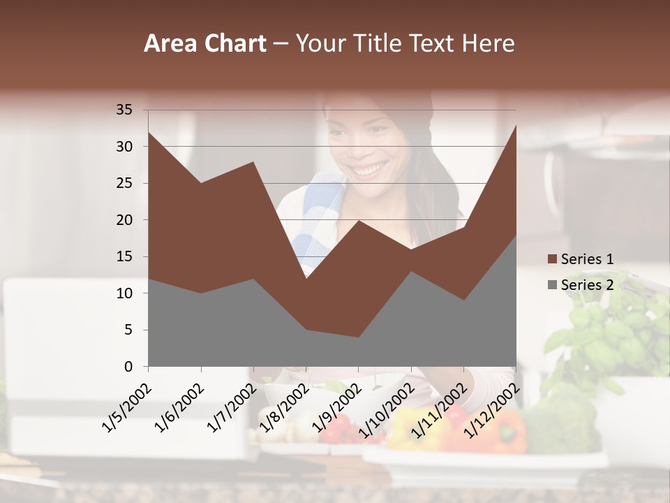 Happy Women Domestic PowerPoint Template