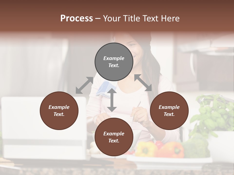 Happy Women Domestic PowerPoint Template