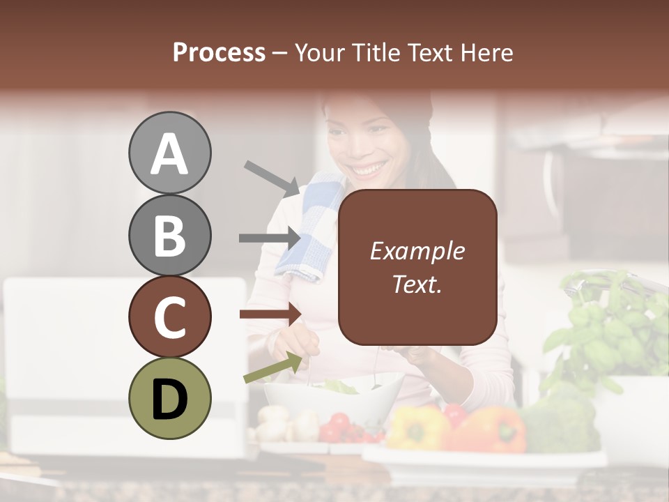 Happy Women Domestic PowerPoint Template