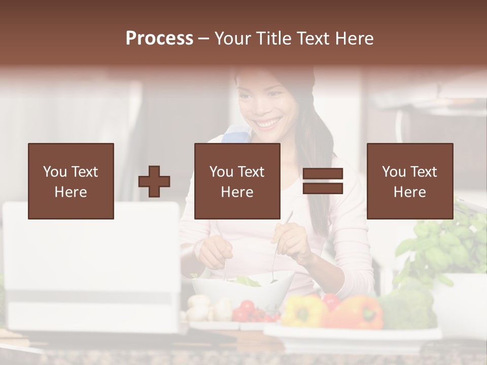 Happy Women Domestic PowerPoint Template
