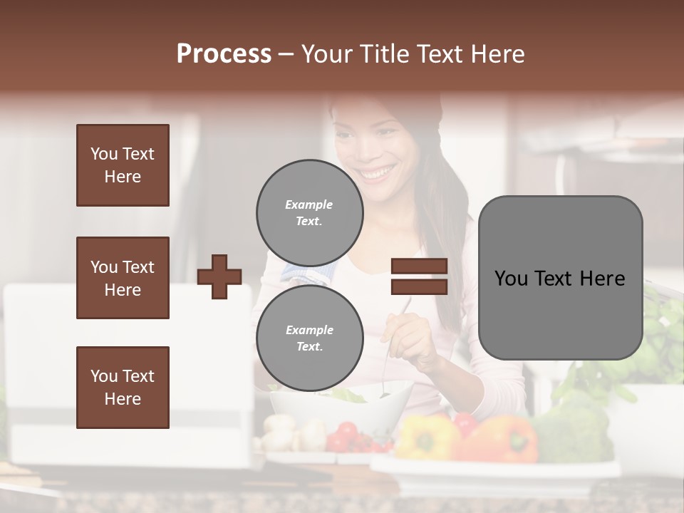 Happy Women Domestic PowerPoint Template