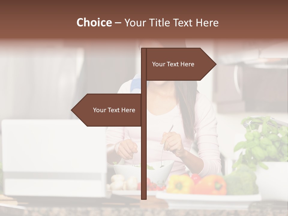 Happy Women Domestic PowerPoint Template