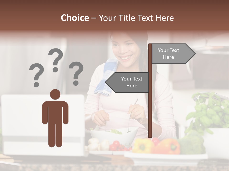 Happy Women Domestic PowerPoint Template