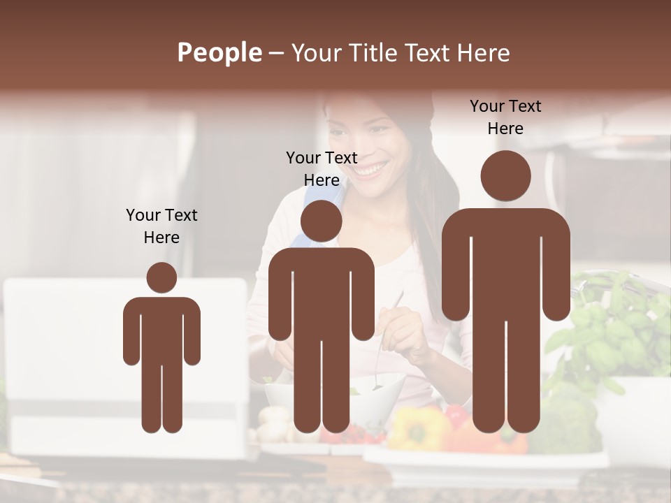 Happy Women Domestic PowerPoint Template