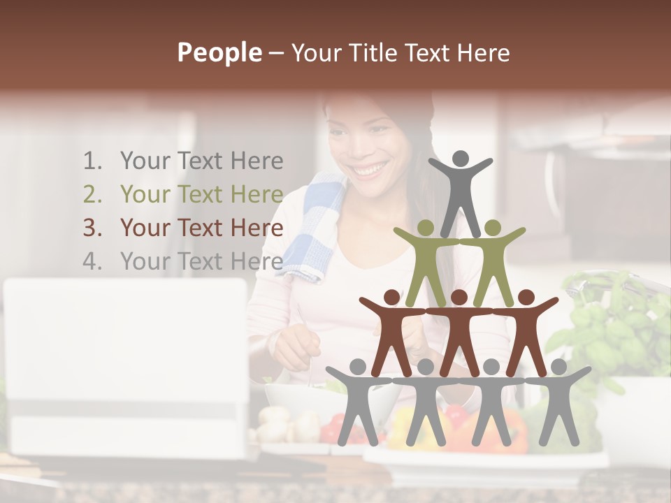 Happy Women Domestic PowerPoint Template