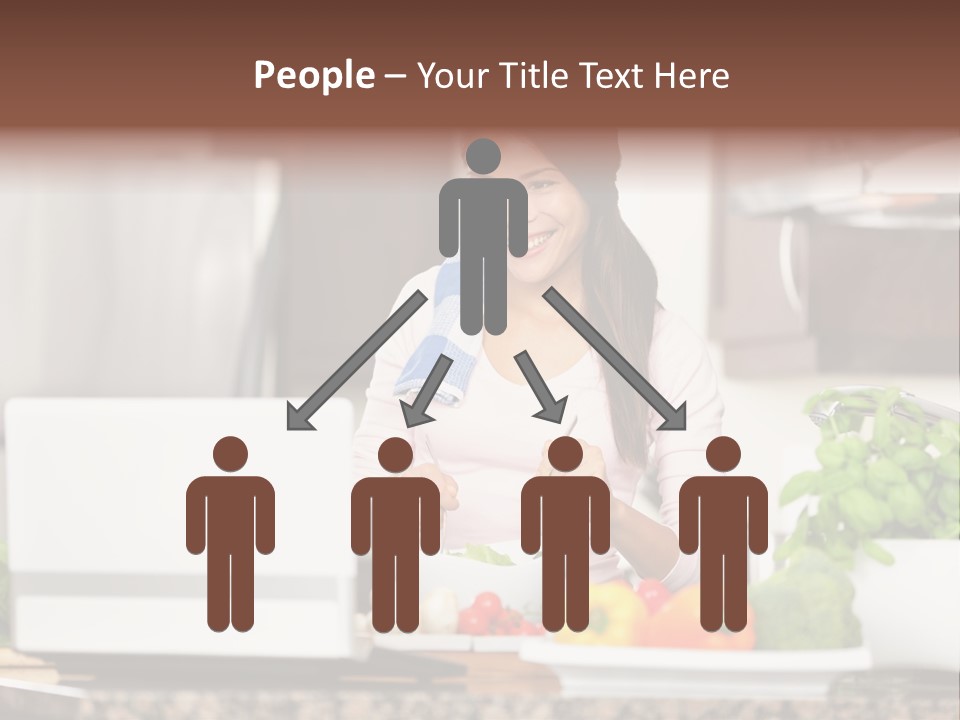 Happy Women Domestic PowerPoint Template