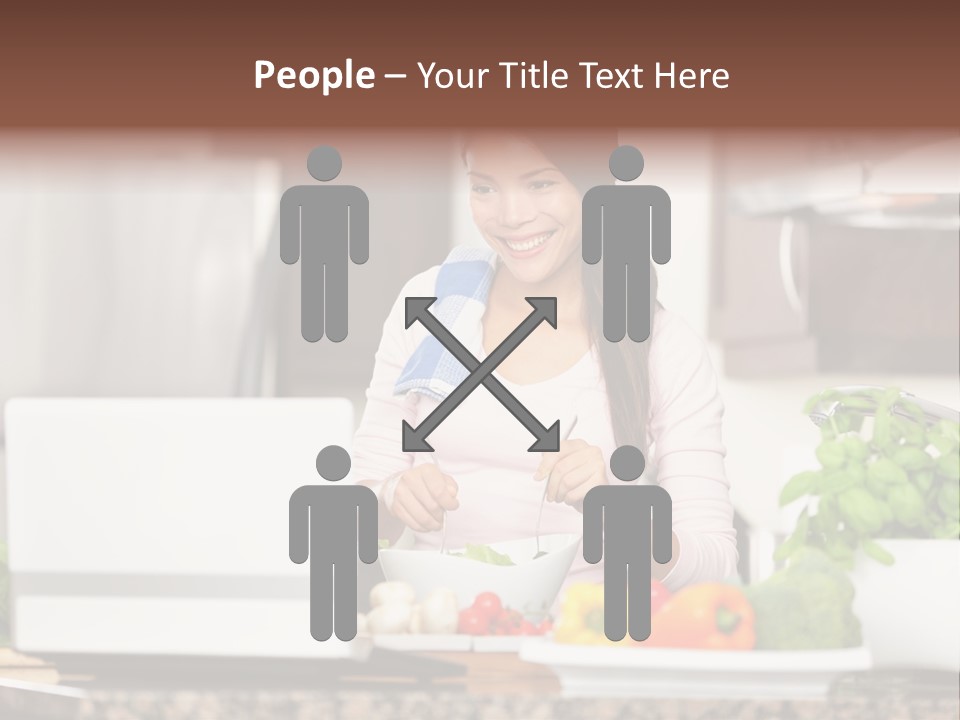 Happy Women Domestic PowerPoint Template