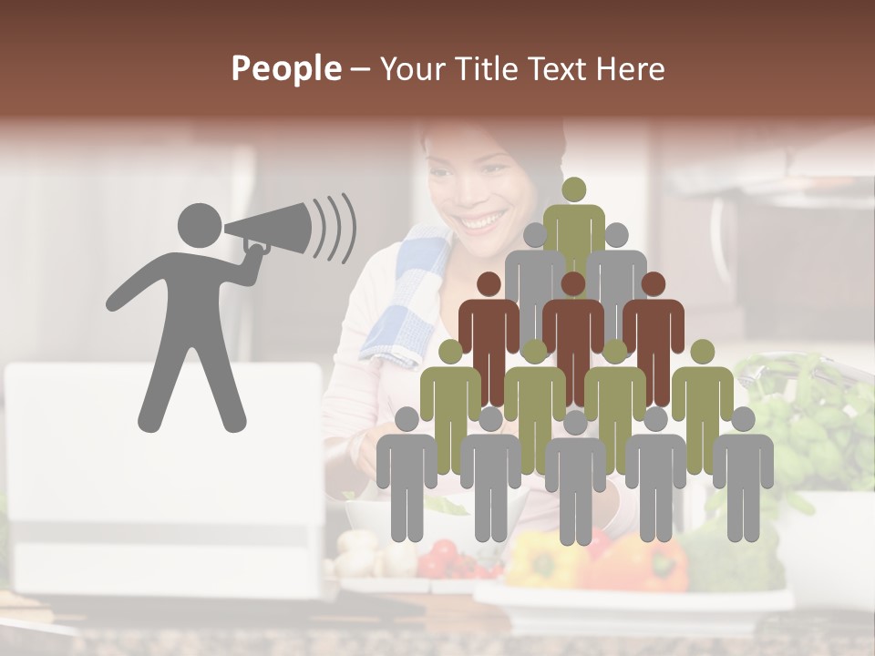 Happy Women Domestic PowerPoint Template