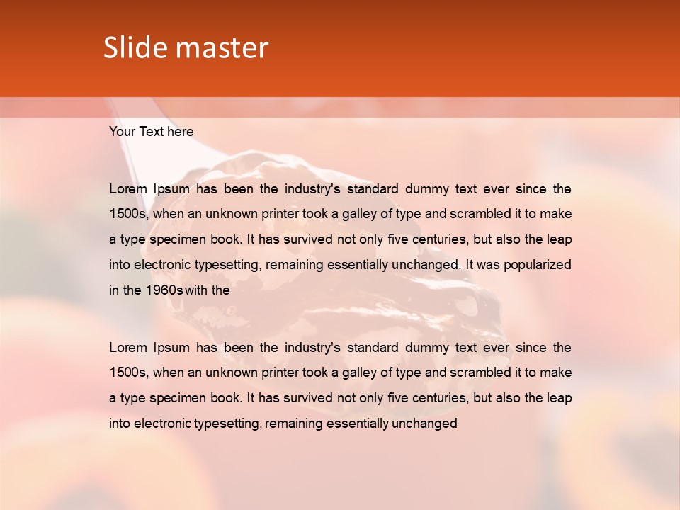 Studio Shot Sweet Delicious PowerPoint Template