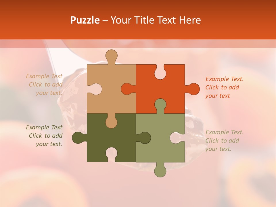 Studio Shot Sweet Delicious PowerPoint Template
