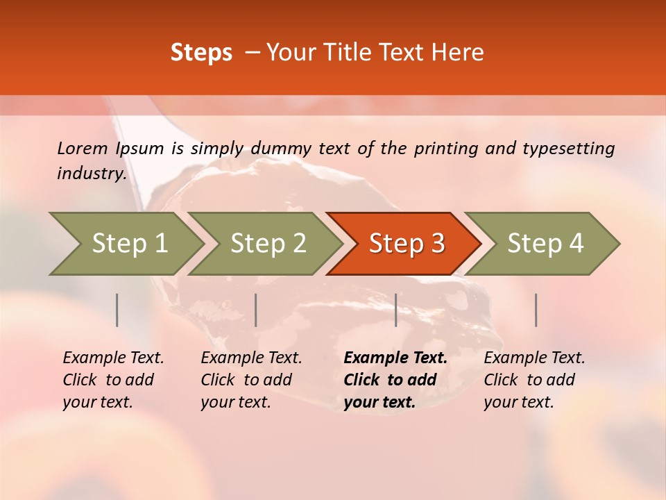 Studio Shot Sweet Delicious PowerPoint Template