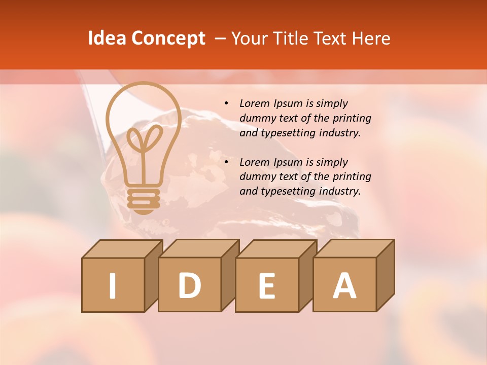 Studio Shot Sweet Delicious PowerPoint Template