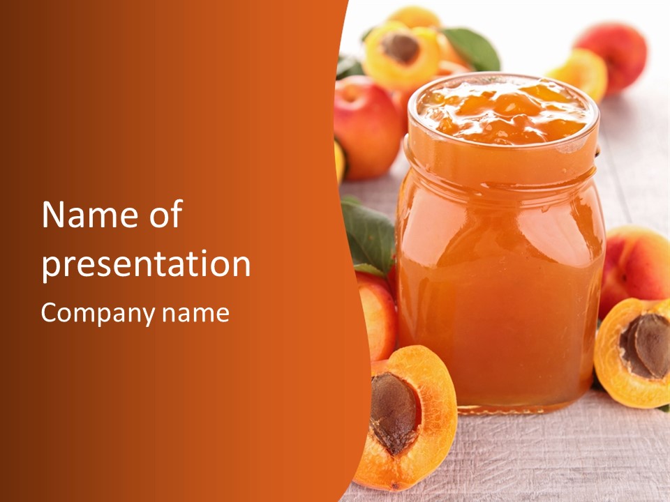 Sweet Jelly Fruit PowerPoint Template