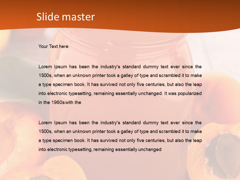 Sweet Jelly Fruit PowerPoint Template