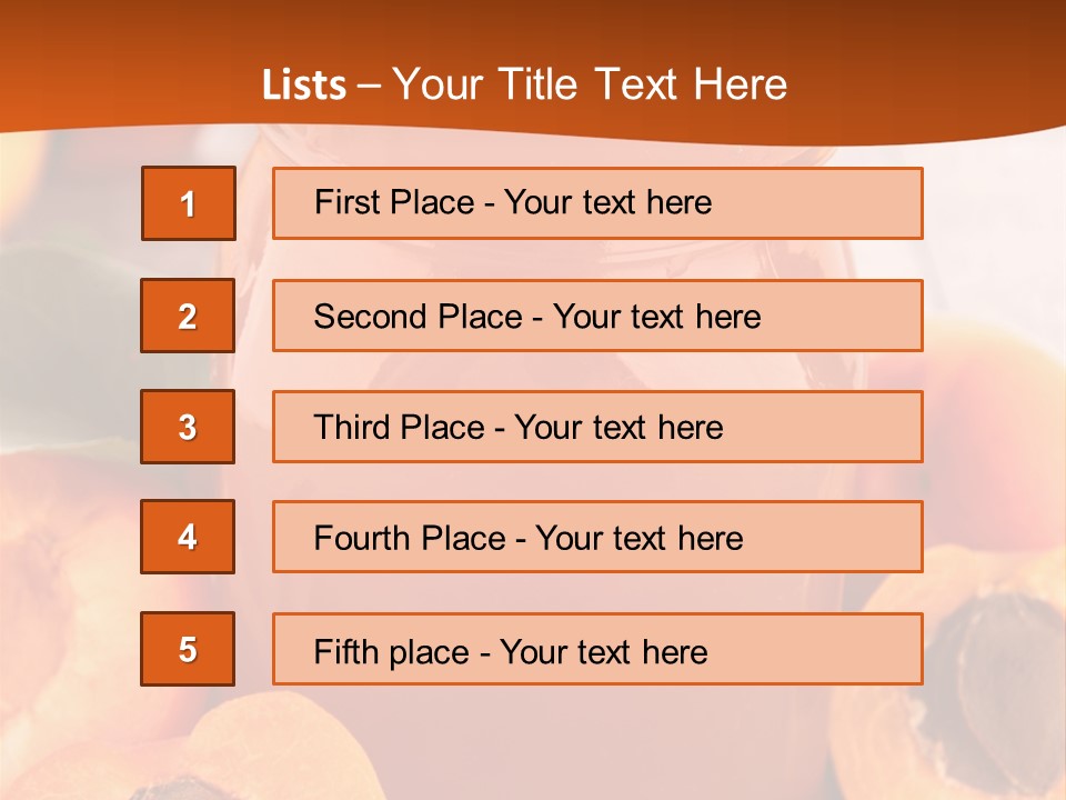 Sweet Jelly Fruit PowerPoint Template